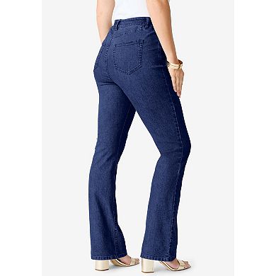 Roaman's Women's Plus Size 24/7 Stretch Bootcut Jean