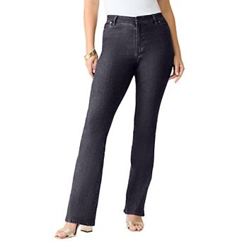 Roaman's Women's Plus Size Classic Stretch Bootcut Jean