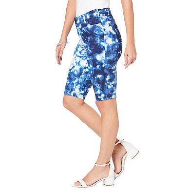 Roaman's Women's Plus Size 24/7 Stretch Bermuda Short