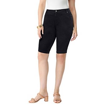 Roaman's Women's Plus Size Plus Size Classic Stretch Bermuda Short
