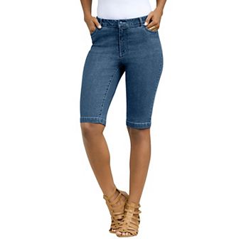 Roaman's Women's Plus Size Plus Size Classic Stretch Bermuda Short