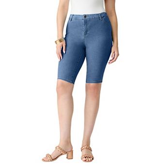 Roaman's Women's Plus Size Classic Stretch Bermuda Short