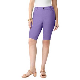 Roaman's Women's Plus Size Plus Size Classic Stretch Bermuda Short