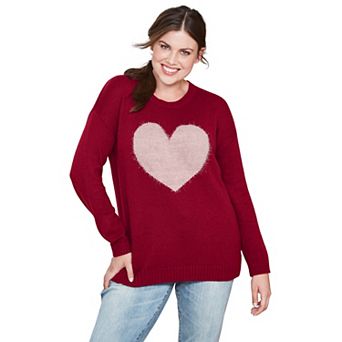 ellos Plus Size Love Sweater