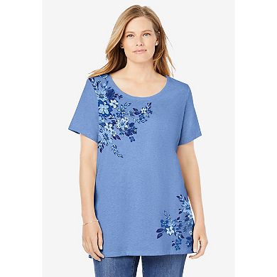 Woman Within Plus Size Graphic Tee