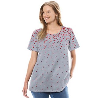 Woman Within Plus Size Graphic Tee