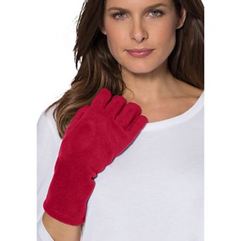Woman Within Women's Plus Size Fleece Gloves