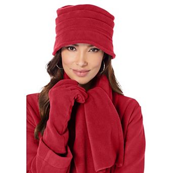 Woman Within Women's Plus Size Fleece Hat