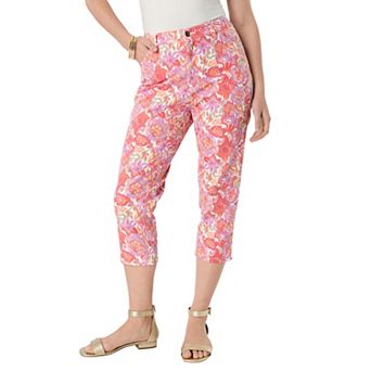 Roaman's Women's Plus Size Classic Stretch Capri Jean