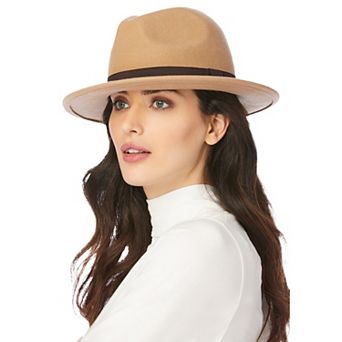 Woman Within Women's Plus Size Felt Fedora