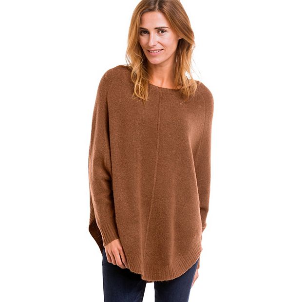 ellos Women s Plus Size Poncho Sweater