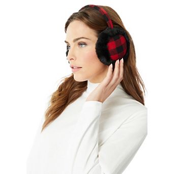 Woman Within Women's Plus Size Faux Fur Earmuffs