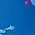 Vivid Blue Watercolor