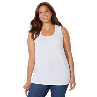 Catherines Women's Plus Size Dream Drape Timeless Tank
