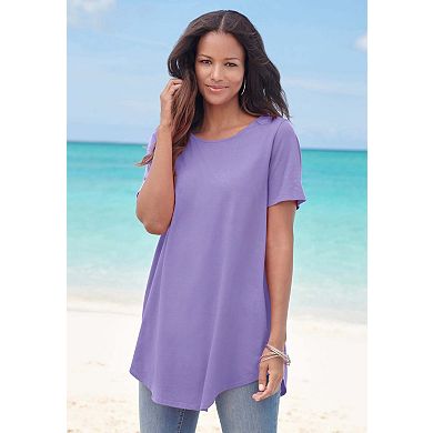 Roaman's Women's Plus Size Ultimate Criss Cross Back Tunic