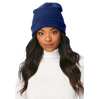 Woman Within Women's Plus Size Cuffed Fleece Hat