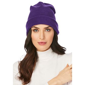Woman Within Women's Plus Size Cuffed Fleece Hat