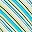 Turq Diagonal Stripe