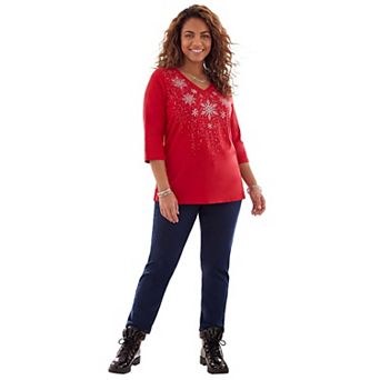 Catherines Women's Plus Size Petite Wit & Whimsy Tees