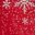 Red Glisten Snowflakes