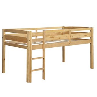 Merax Wood Loft Bed With Ladder