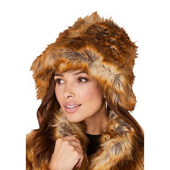 Woman Within Women's Plus Size Faux Fur Hat