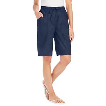 Woman Within Plus Size Boardwalk Front Seam Short