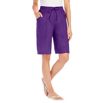 Woman Within Plus Size Boardwalk Front Seam Short