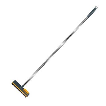 2 in 1 Floor Scrub Brush With Long Handle