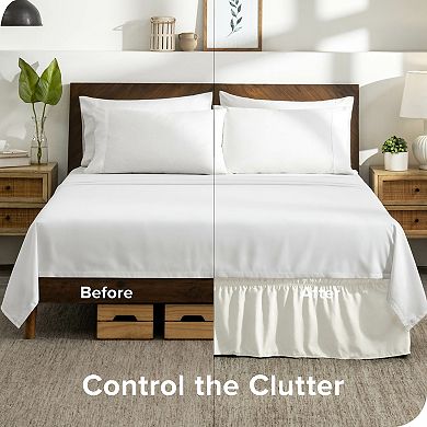 Adjustable Wrap Around Ruffled Bed Skirt
