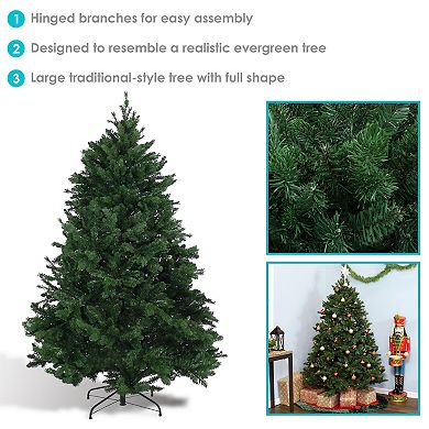 Sunnydaze Majestic Pine Indoor Unlit Artificial Christmas Tree - Green
