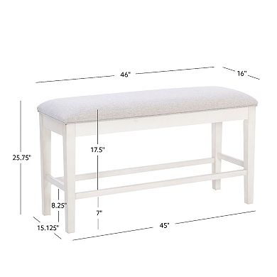 Linon Marcum Counter Bench