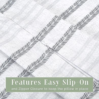 Elegant Comfort Luxury Soft Traci Stripe Pattern 1-piece Body Pillowcase