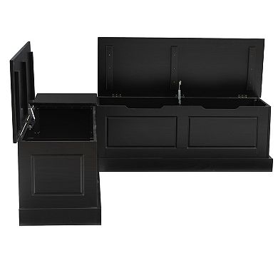 Linon Tobin Backless Breakfast Nook