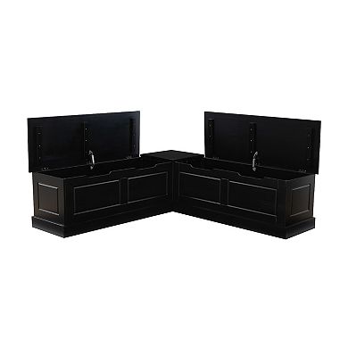 Linon Tobin Backless Breakfast Nook