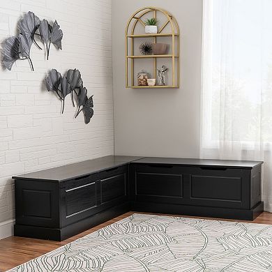 Linon Tobin Backless Breakfast Nook
