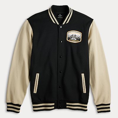 Men's Yellowstone Full Snap Varsity Colorblock Jacket