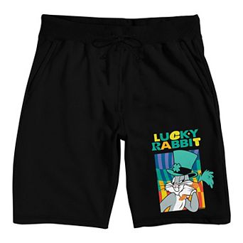 Men's Looney Tunes Bugs Bunny Lucky Rabbit Pajama Shorts