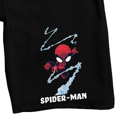 Men's Marvel Universe Chibi Spider-Man Pajama Shorts