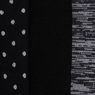 Women's Muk Luks 3-Pack Basic Print Compression Knee-High Socks