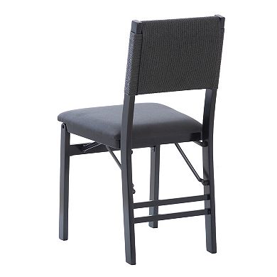 Linon Norway 2-Piece Rope Folding Chair Set