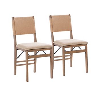Linon Norway 2 pc Rope Folding Chair Set