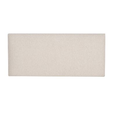 Linon Shelly Upholstered Wood Seashell Bench