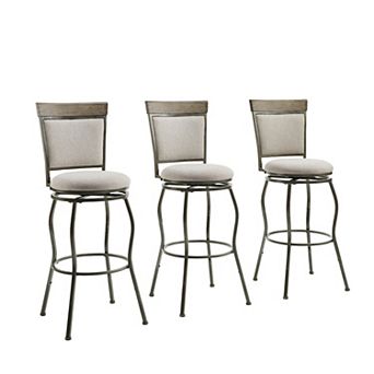 Linon Erwen 3 pc Stool Set