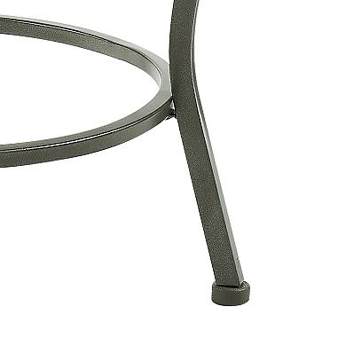 Linon Casey 3-Piece Adjustable Stool Set