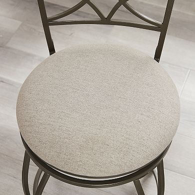 Linon Curves Metal Counter Stool