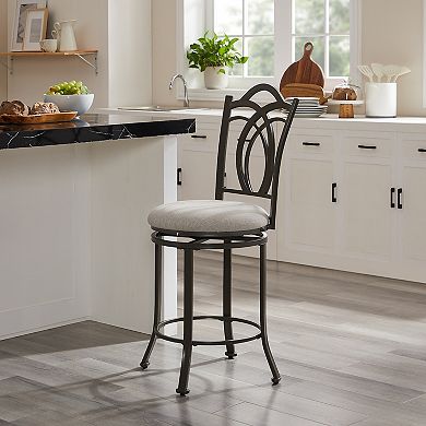 Linon Calif Metal Counter Stool