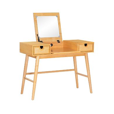 Linon Cecilia Cane Front Vanity