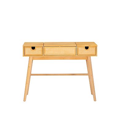 Linon Cecilia Cane Front Vanity