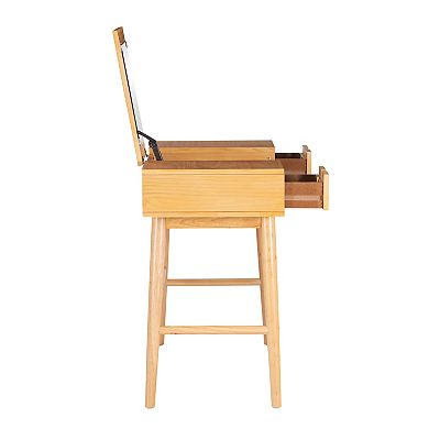 Linon Cecilia Cane Front Vanity